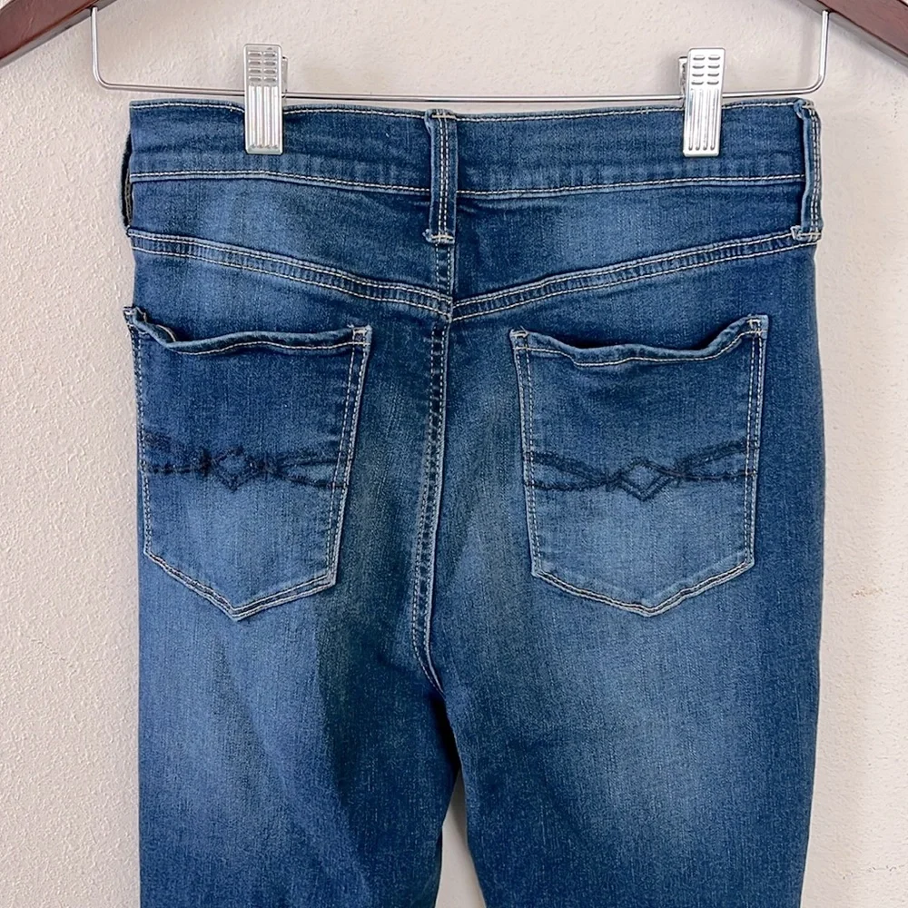 Mudd High Rise Jeggings Flex Stretch Denim Jeans Size 7 Skinny Distressed - Picture 4 of 12